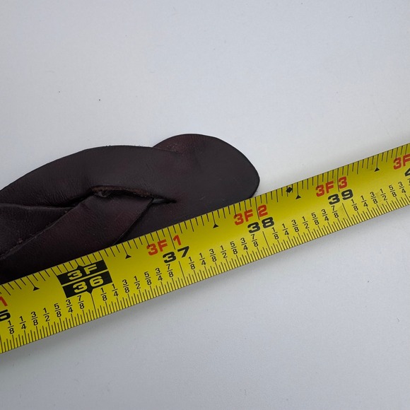 Vintage 90s Brighton Womens Braided Leather Belt Silver Buckle Size 34 Brown - Picture 5 of 7